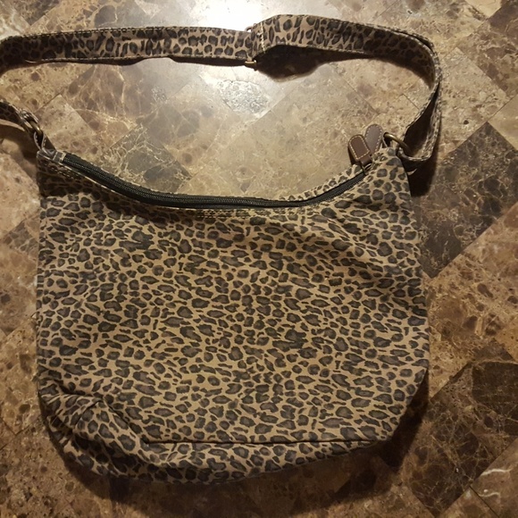 Leopard print canvas purse - Picture 2 of 2